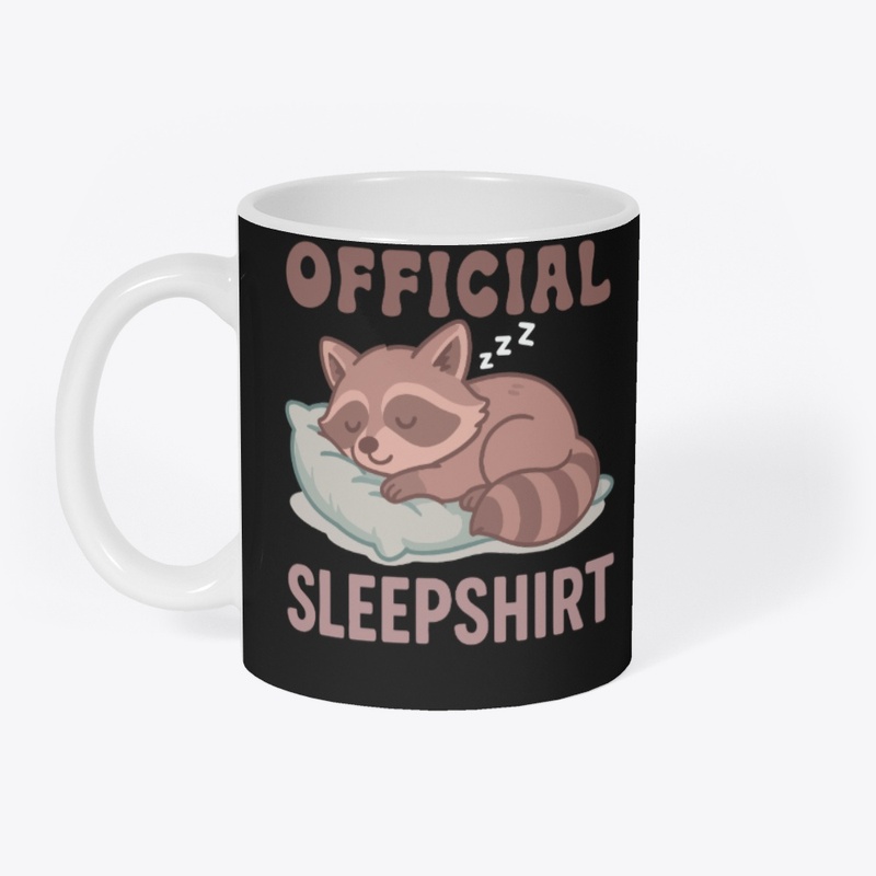 Official Sleepshirt Sleepy Racoon