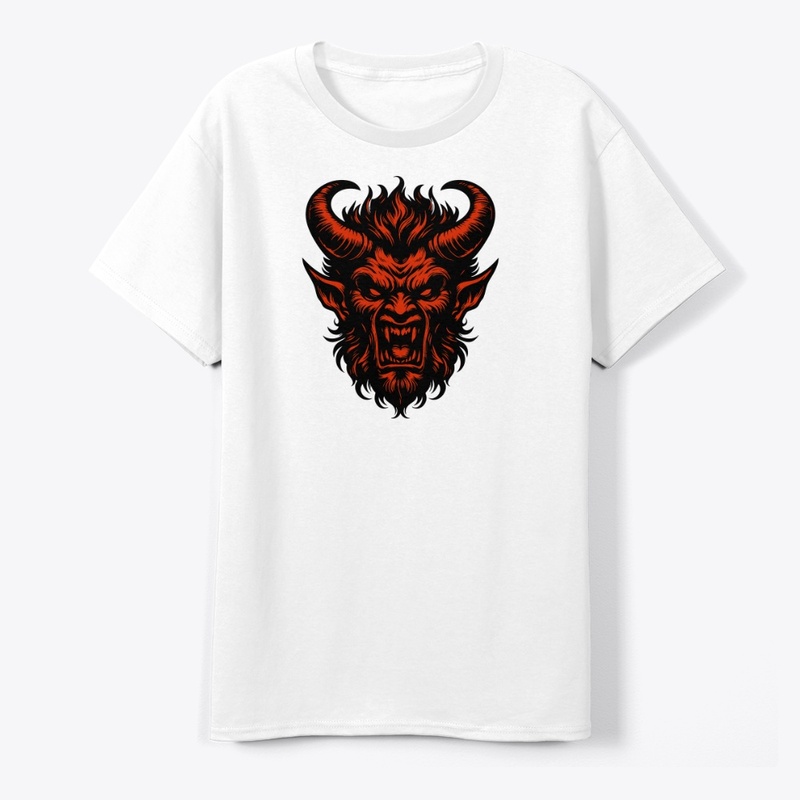 Powerful Devil Head Graphic