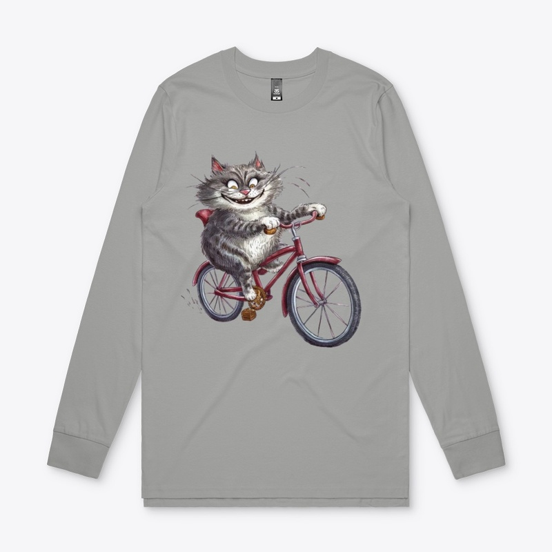 Moose on a bicycle - Mens T Shirt