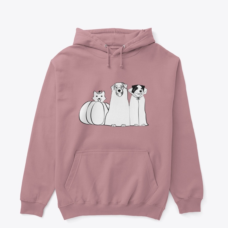Black and White Spooky Scary Hoodie