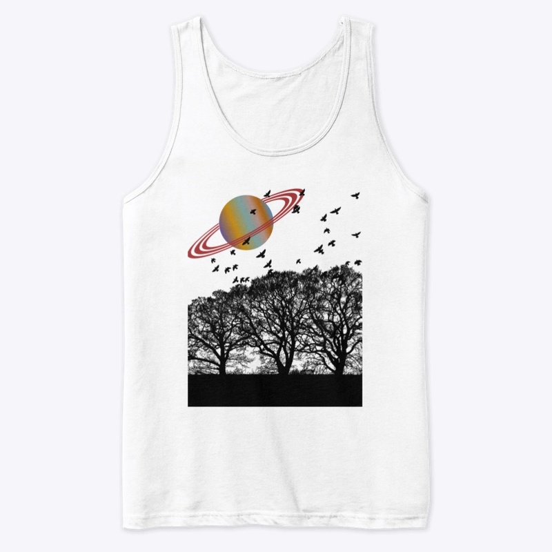 Saturn in the Night Sky