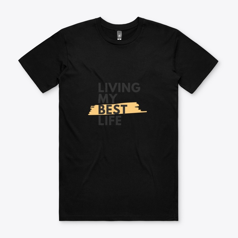 Living My Best Life | Black Font