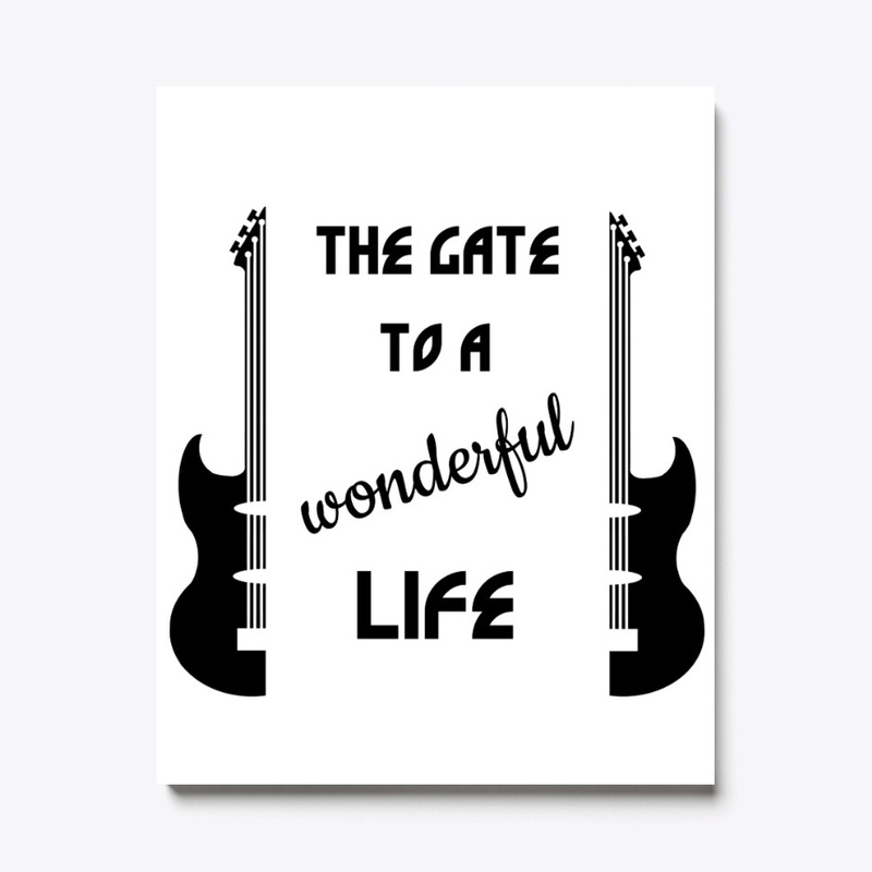 The Gate to a wonderful Life, guitar