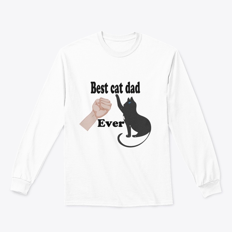 Best Cat Dad T-shirt,Funny Mens T Shirt 