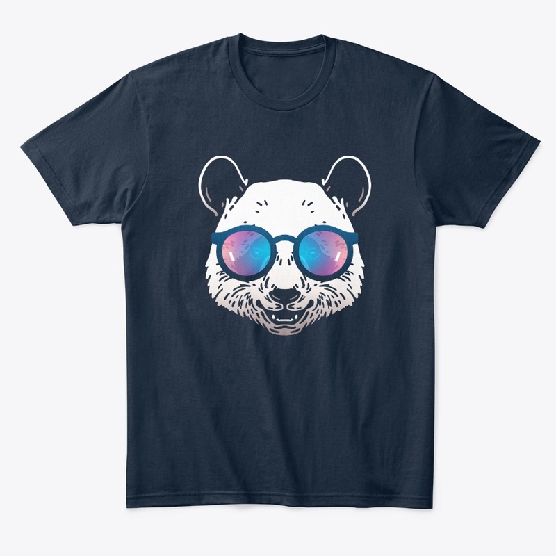 Cute Panda in Sunglasses (Colored+sg06)