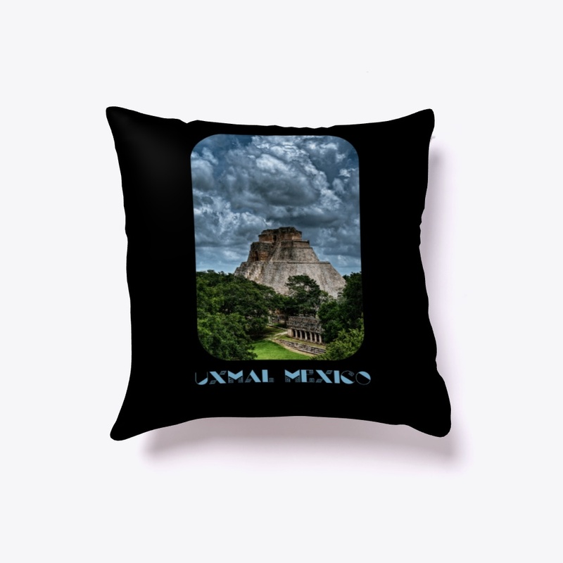 Uxmal Mexico Mayan Ruins Main Pyramid