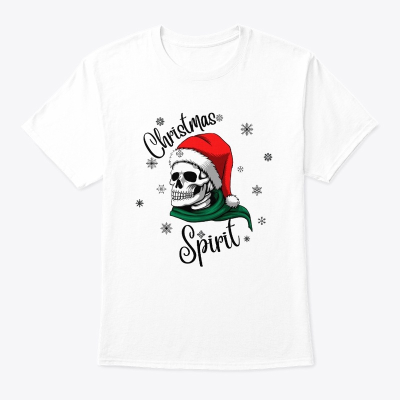 Christmas spirit skull