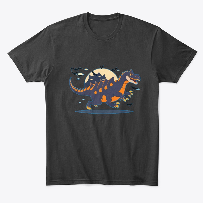 Tyranosaurus Rex Running in the night
