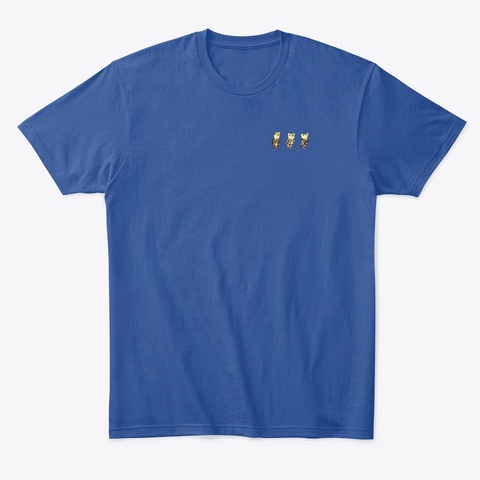 Cindy's Owls Deep Royal T-Shirt Front