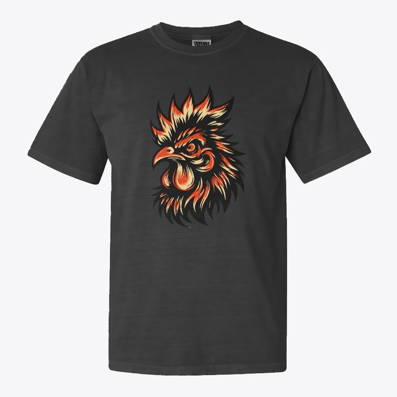 Majestic Angry Chicken Graphic 