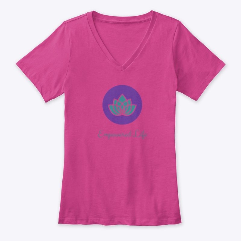 Empowered Life V-Neck T- shirt (darks)