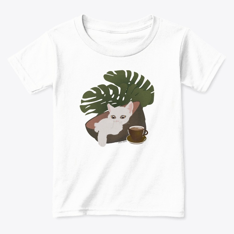 White Cat Coffee and her Montera Plant
