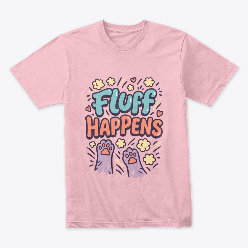 Fluff Happens – Maine Coon Cat Quote 