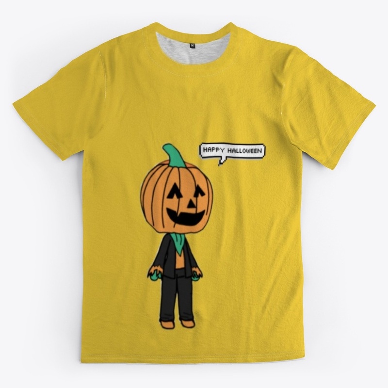 HAPPY HALLOWEEN WITH PUMPKIN BOY