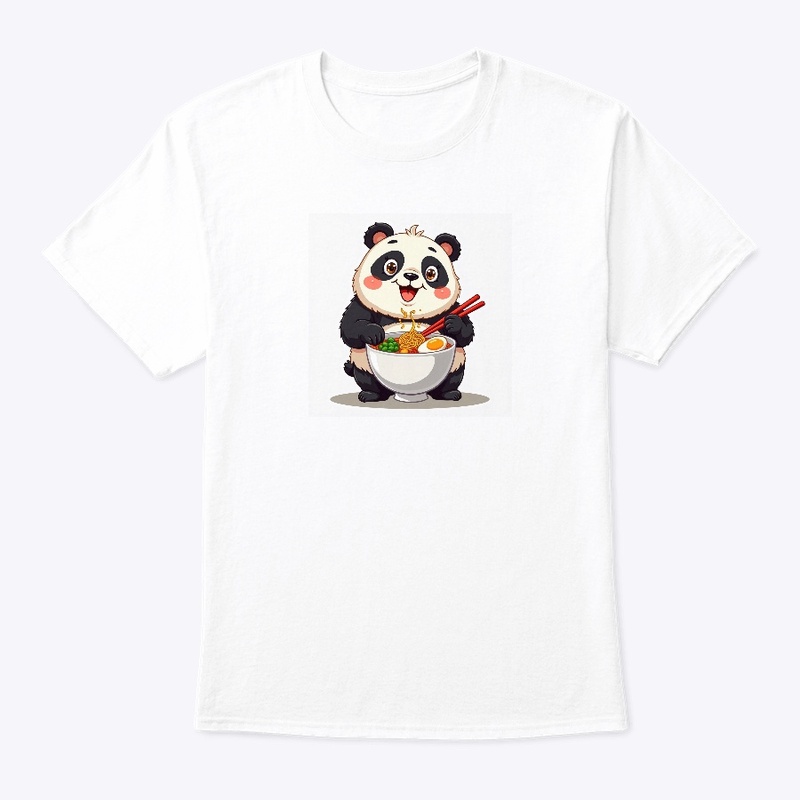 Ramen Panda Feast Cute Cartoon 