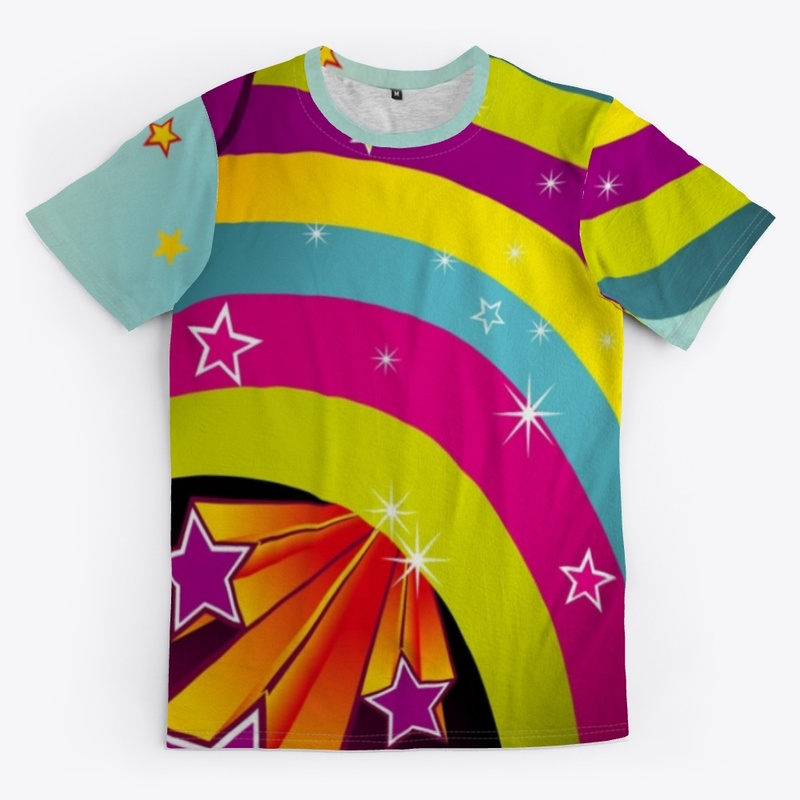 Groovy Baby!  Rainbow colors!