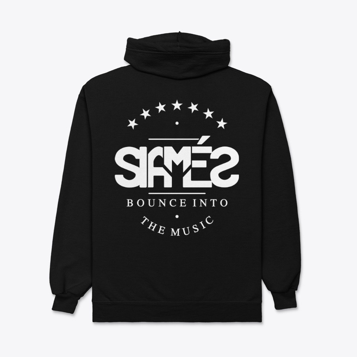 SIAMES FULL Merch Store - SIAMÉS B.I.T.M. Logo Black Hoodie Zipper