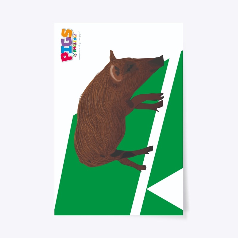 Who's A Clever Hog Poster