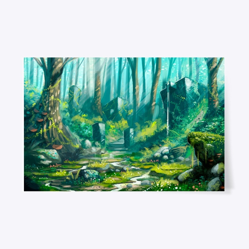 Colorful forest