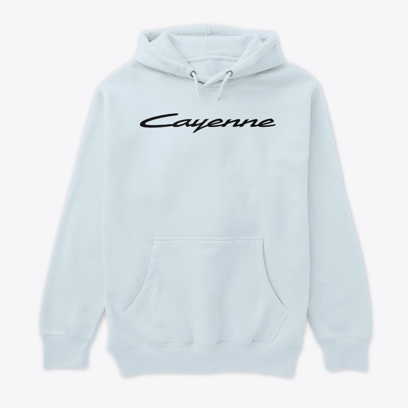 Cayenne Premium Hoodie Black Big Logo