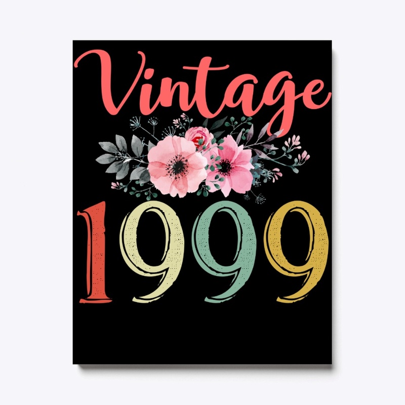 Vintage 1999 Floral 21st Birthday Gift