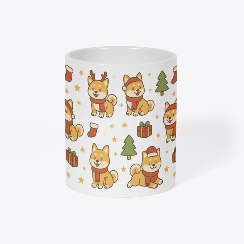 X-MAS DOG MUG #04