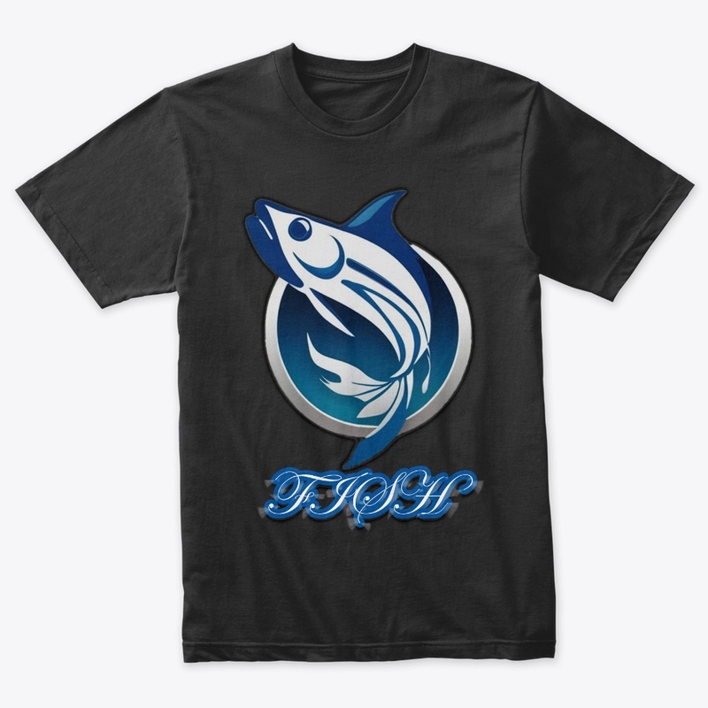 T-shirt Fish Logo design
