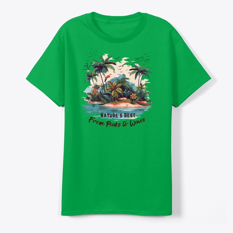 Summer Time Vibes Graphic T-shirt Black