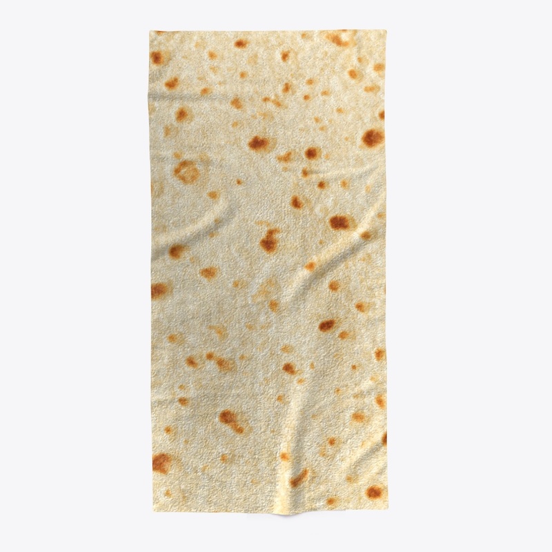 Flour Tortilla Beach Towel