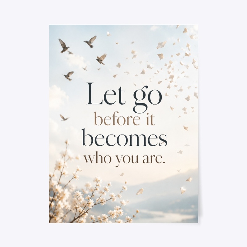 Let Go Before It Becomes You