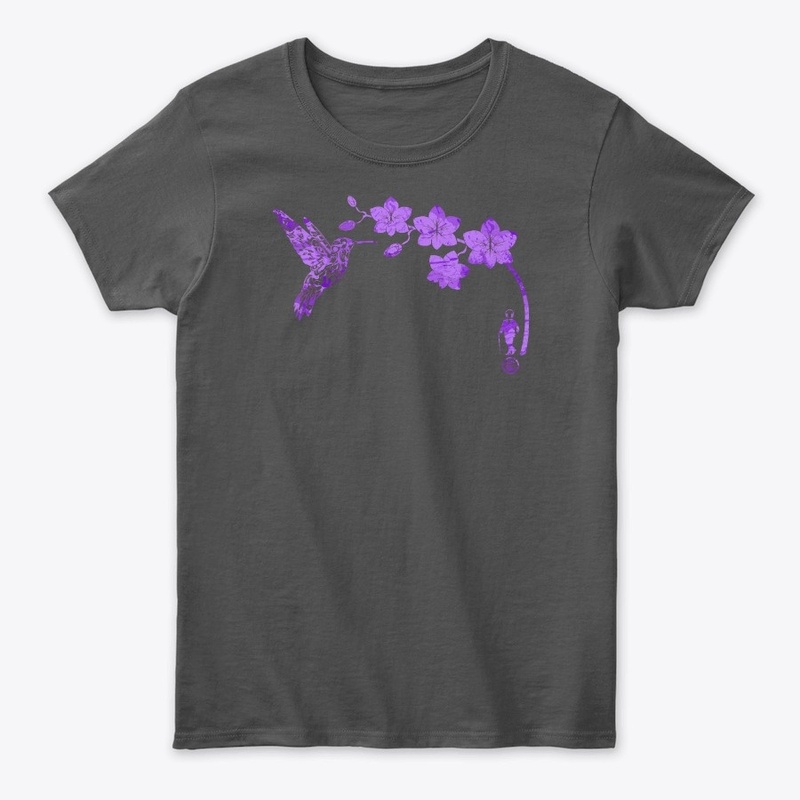 Orchid Humming Bird Purple 