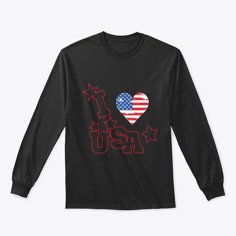 I love USA tee shirt