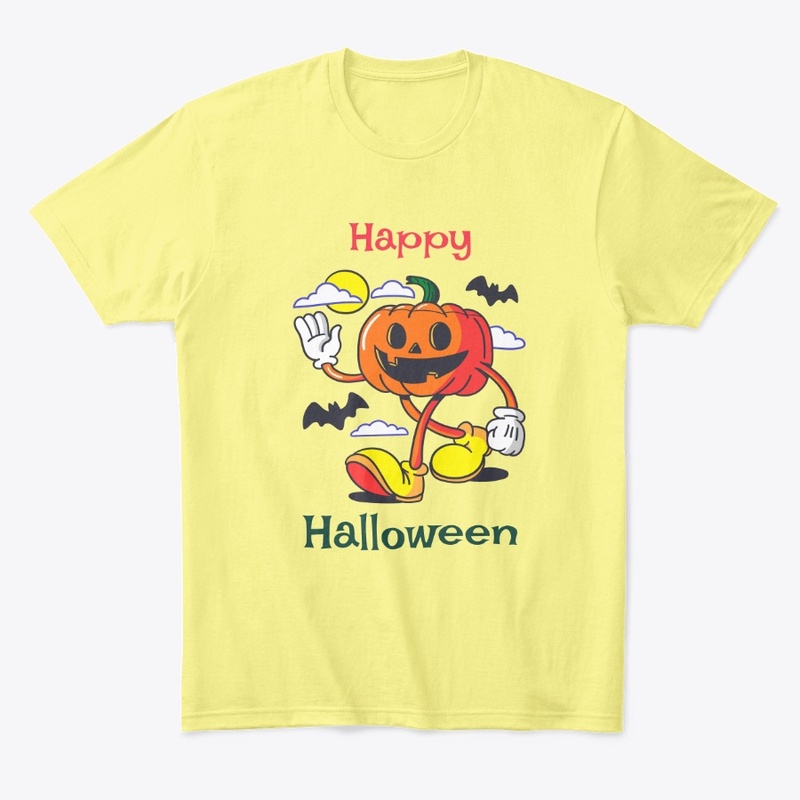 Orange pumpkin - Happy Halloween Design