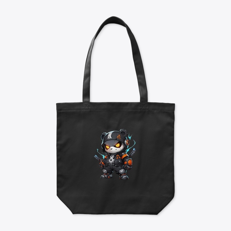Chibi Techwear Panda Ninja Mecha