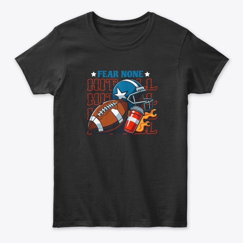 Football Helmet Fire Burst
