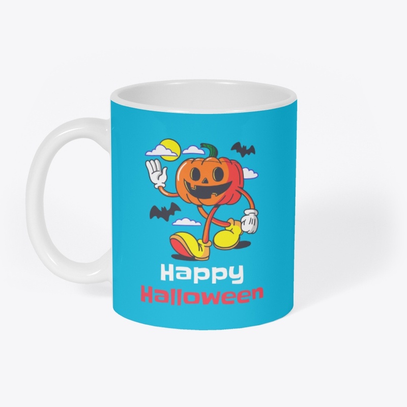 Orange pumpkin - Happy Halloween Design