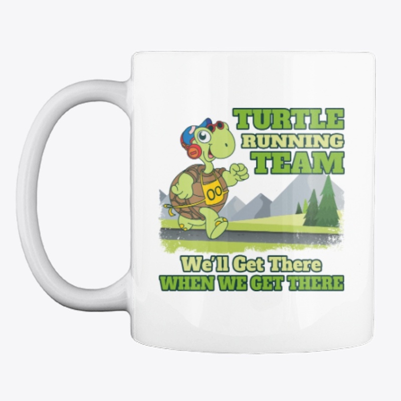 Turtle Running Team Funny Gifts