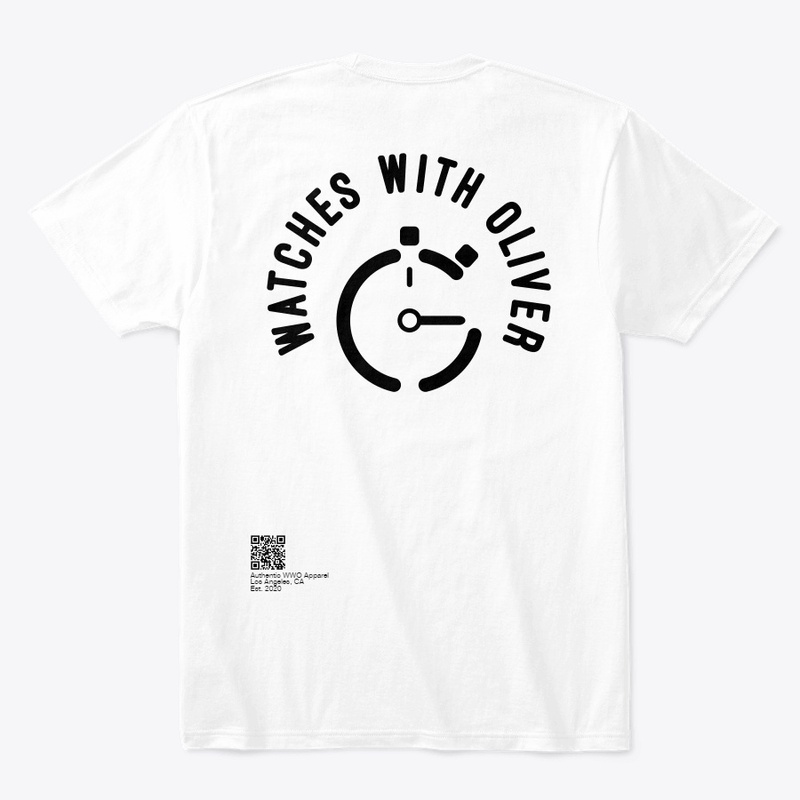 Watches With Oliver White T-Shirt