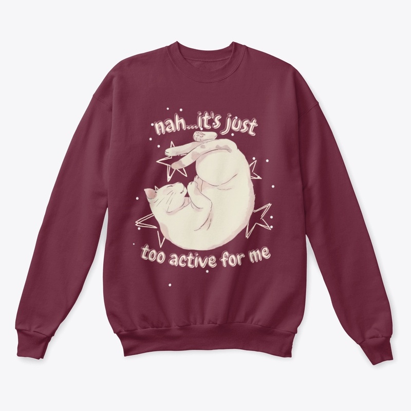 Too Active For Me Sleeping cat 