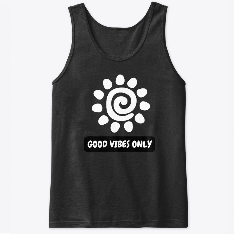 GoodVibesOnly Black Unisex Tank Top