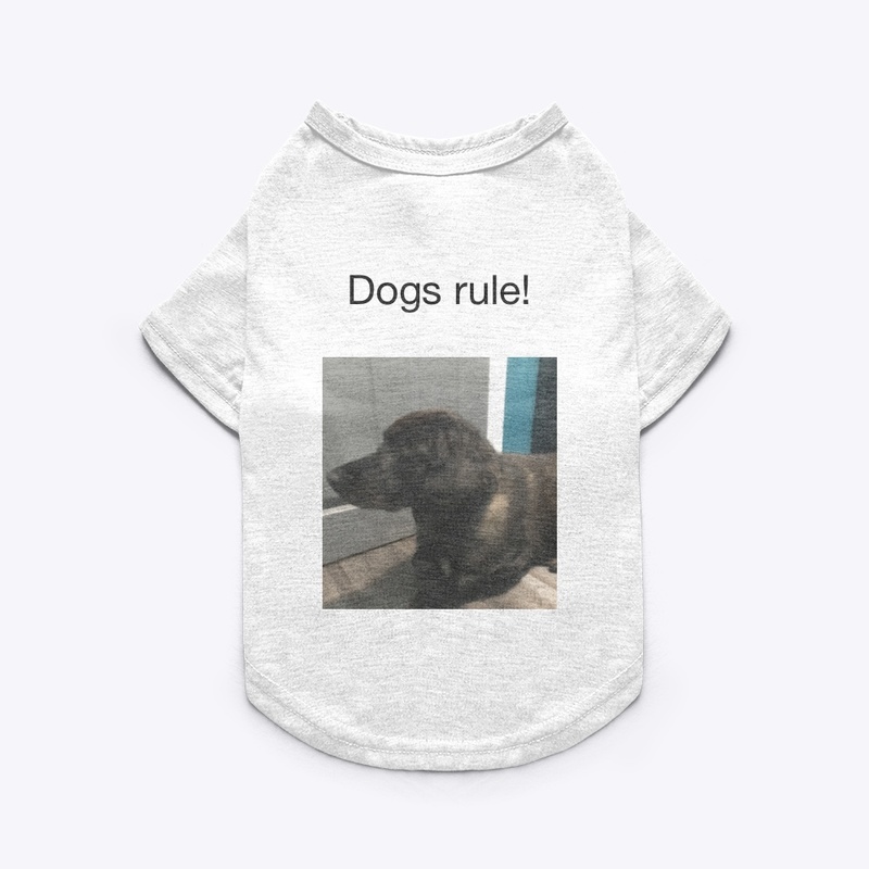 Max dogs rule dog tee