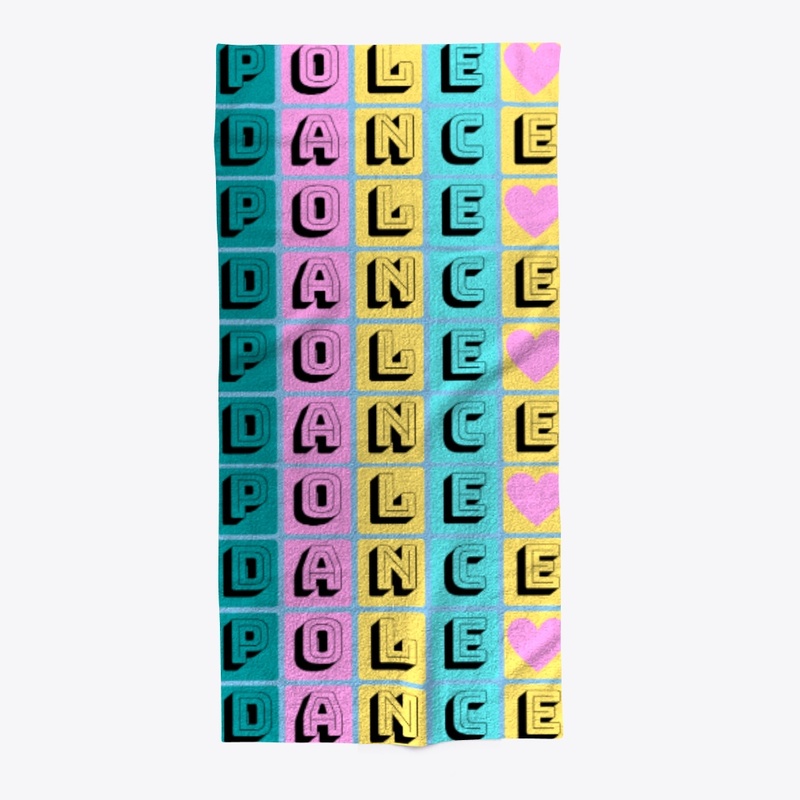 Pole Dance Retro Colors  Text Design