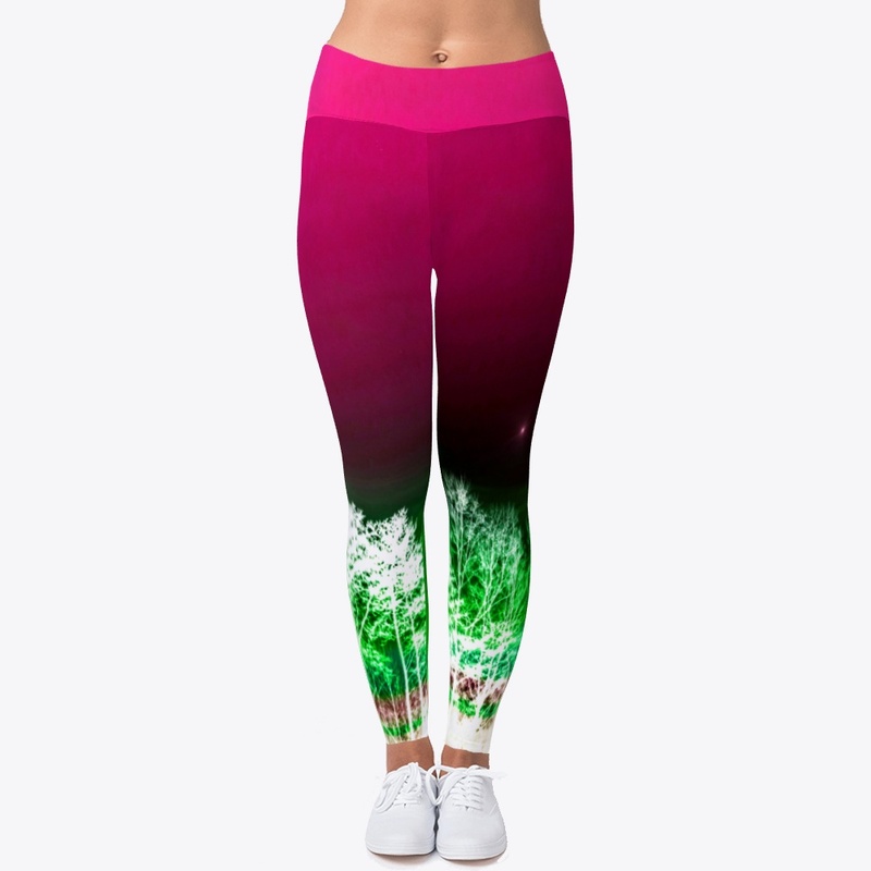 pink neon sky pattern