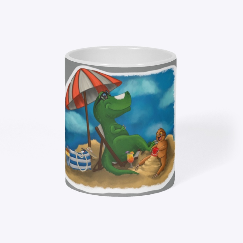 Beach Vibes - Compact Outline