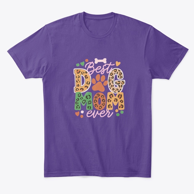 Best Dog Mom Ever Leopard Tee