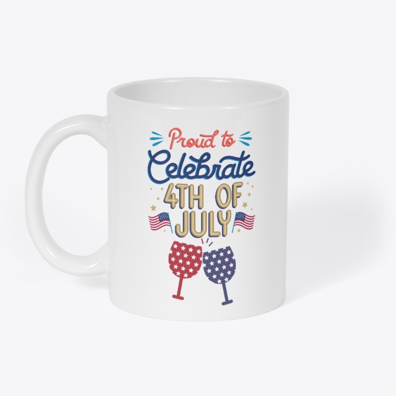 Let's Celebrate 4th of July Graphic.