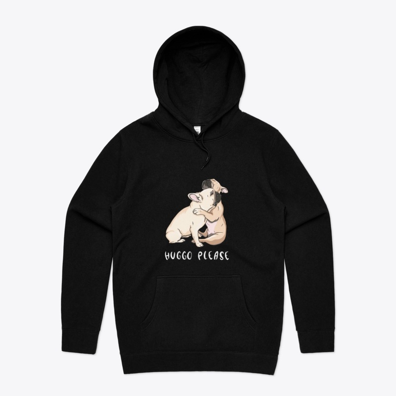 HUGGO PLEASE WHITE FONT 