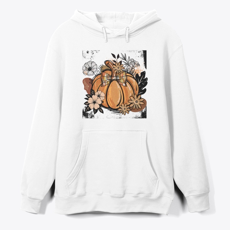 Floral Fall Pumpkin Vintage Autumn Shirt