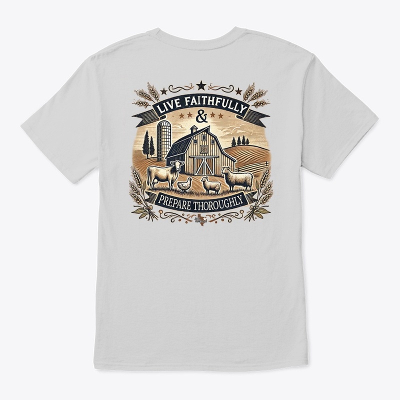 Live Faithfully - Barn Tee