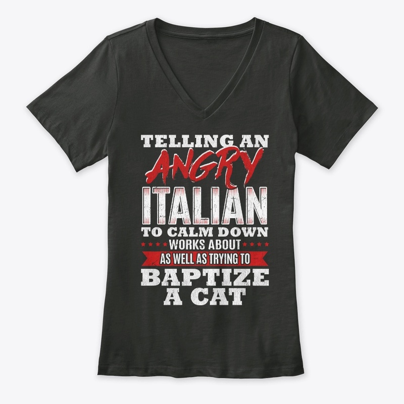 Italian Gift, Calm Down Like Baptize Cat